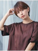 M.SLASH新百合ヶ丘/レッドブラウン/甘辛MIX/耳かけショート