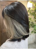 インナーカラー ペールシルバー