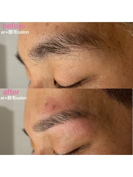 アールプラスヘアサロン(ar+ hair salon) 美眉スタイリング4