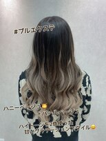 レヴェリーヘア 倉敷店(Reverie hair) #エクステ #プルエクステ #グラデーション #ベージュカラー