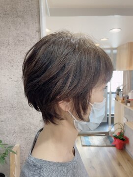 エルド(eld) 【絶壁解消】ショートボブ×白髪ぼかしハイライト