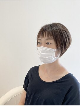 イマジナシオン(Imagination+) 【ショートヘア専門イマジナシオン】オン眉ショートボブ