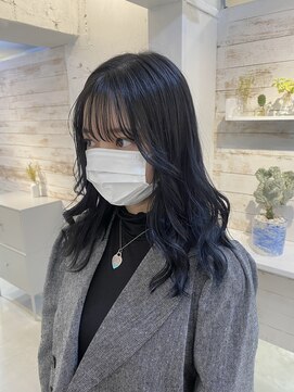 レンク(LENC) ブルーブラック×ブルージュ