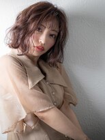 カバーヘア ブリス 北浦和(COVER HAIR bliss) ミルクチョコレート波巻きプリカールボブx北浦和20代30代40代