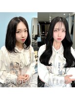 あるじゃんすー 岡山店&nbsp;ブラック#シールエクステ#大人ガーリー#韓国#モード#ヨシン#岡山