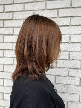 オーガニックエコ 川越(organic+eco) 顔まわりの動きがかわいい。マッシュレイヤー