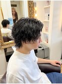 ウルフ×波巻きパーマ☆