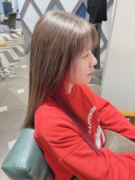 エシェル 平塚店(echelle) ガーリーレッドカラー