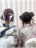 ガーリースタイル/心斎橋/ヘアメ/セットサロン