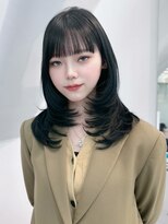 アイティー バイ アルバム 中野店(IT by ALBUM) 透明感カラーイメチェンウルフレイヤーロング_ba492481