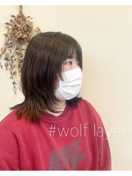 レゴリスヘアークリエイティブブランド(Regolith hair creative brand) ウルフレイヤー