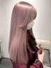 カット＋ダブルカラー＋ケアブリーチ＋イロノアTR__渋谷/ブリーチ/ハイトーン