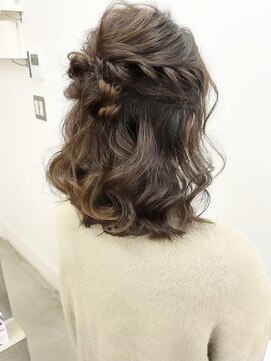 オー(OOO) ハーフアップアレンジ〇