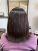 ボリュームダウンセミロング