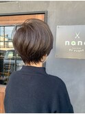 大人ショートボブ