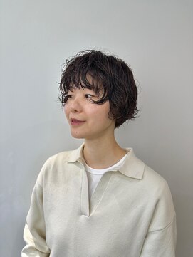 ちょきちょき 浜川店 ナチュラルショートパーマ/マッシュショート
