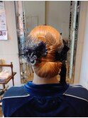 おしゃれシンプルシニョン
