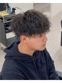 マッシュツイストスパイラルパーマ