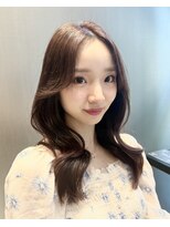 ハルキミナト ジャパン ヨコハマ(HARUKI MINATO japan YOKOHAMA)&nbsp;ラベンダーグレージュ/くびれヘア/ラベンダーピンク/レイヤー