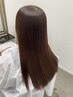 【髪を綺麗にしていく方◎】カット＋髪質改善カラー（根本）＋トリートメント