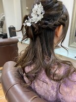 ルミエ 中野島(LUMIE)&nbsp;編み込みハーフアップ