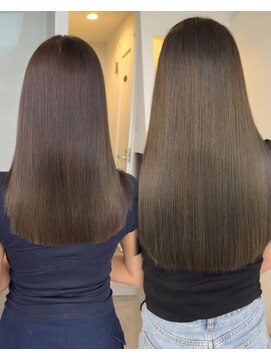 バンクスヘアー(BANK'S HAIR) 【姉妹で体感】ケラチントリートメントの違いを実感