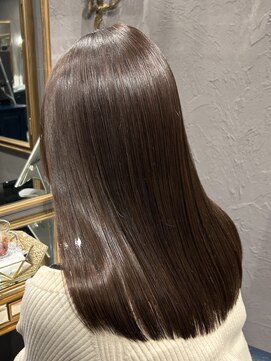 美髪グレージュ