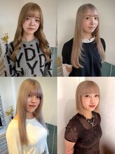 《jrstylist akari》1回のブリーチでできるミルクティカラー、縮毛矯正していてもお任せください