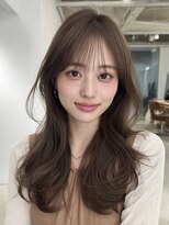 ベル 新宿店(Vel) 10代20代前髪あり/ハッシュカット/ミディアムレイヤー/顔まわり