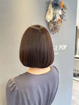 オレンジポップ 南行徳店(ORANGE POP) 首周りスッキリショートボブ