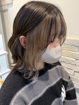 ゼル 郡山(ZELE) インナーカラー