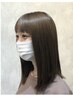 【気になるクセ毛に】前髪縮毛矯正+前髪カット