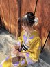 【祇園祭15~18日24・25日限定】浴衣レンタル+着付け+ヘアセット ¥6,480-
