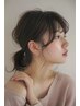 【黒染め/暗染め*】カット+フルカラー+3stepトリートメント ¥6400