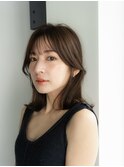 ミディアムレイヤー 切りっぱなし 銀座 ロブ
