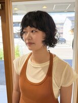 ヘアデザイン ディクト(hair design D.c.t)&nbsp;朝が楽になるボブパーマ｜ゆるふわパーマ×ショートボブ｜岐阜