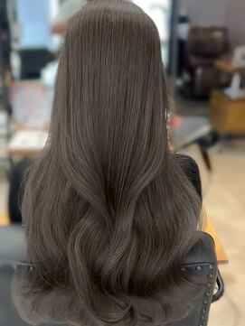 リアン 本厚木(LIAN) 透明感寒色カラー ブリーチダブルカラーグレージュ