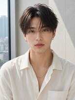 ノア 三宮店(NOA)&nbsp;【NOA】韓国風センターパート×ニュアンスマッシュ×毛流れヘア