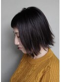 切りっぱなしボブ