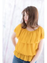 ヘアアンドビューティー ミック(Hair & Beauty miq)&nbsp;ルーズ感が色っぽい＊センターパート無造作パーマa