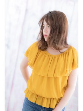 ヘアアンドビューティー ミック(Hair & Beauty miq) ルーズ感が色っぽい*センターパート無造作パーマa