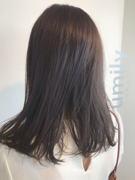 ユミリーバイルコル(umily by RuCOR.) 暗髪アメジストラベンダーベージュ