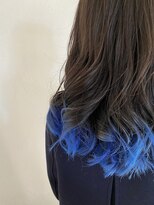 フェリアファム 北千里(FERIA fam)&nbsp;【FERIA北千里】裾カラー×ターコイズブルー