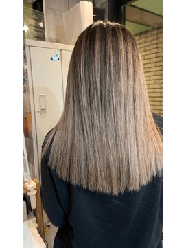 ラフ(LAFF) #黒髪#ボブルフ#ネビージュ#小顔#ワンレン