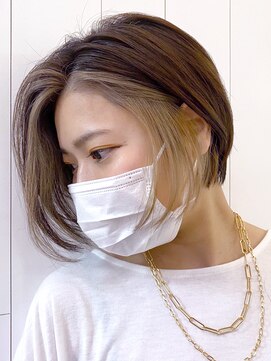 アルバム 渋谷パルコ(ALBUM) インナーアッシュ_チェリーブラウンフェミニンロング_ba333321