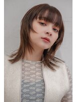 ミンクス 青山店(MINX) 【満田 伸一】ミディアムウルフレイヤー