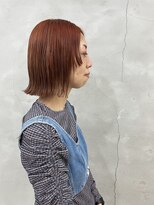 エンドリンク(endlink)&nbsp;センターパートオレンジボブ