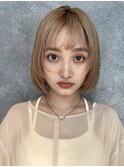 しっかり収まる丸みボブ