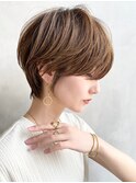 大人可愛い20代30代40代50代小顔ショートボブナチュラルショート