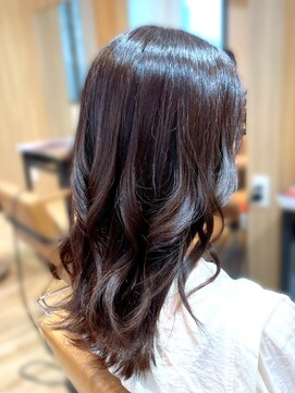 アロマ ヘアルーム 池袋店(AROMA hair room) ショコラアッシュカラーレイヤーロング/池袋/池袋東口